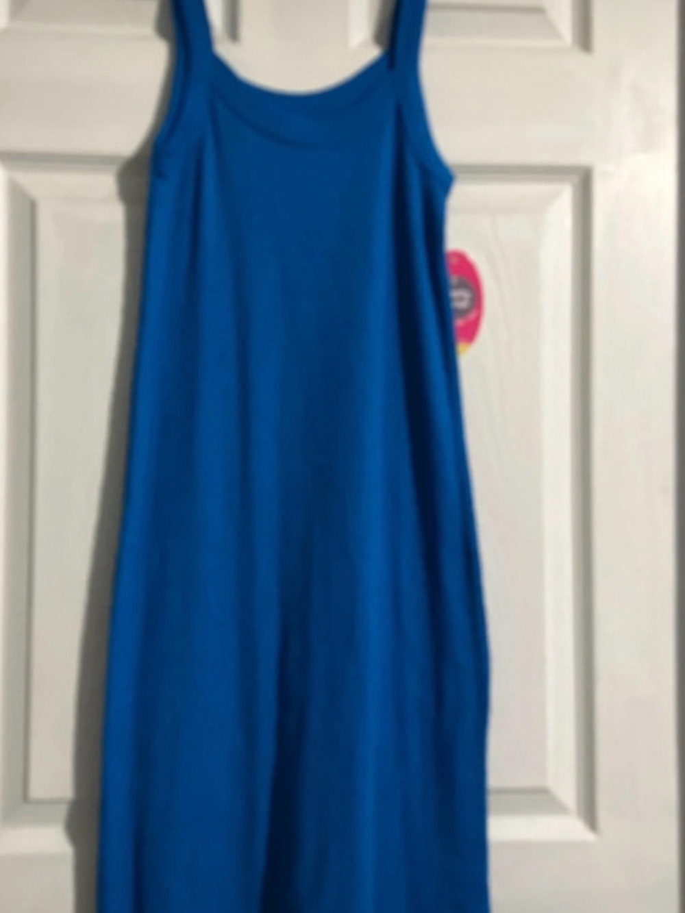 Everyday Girls' Sleeveless Blue Tank Dress